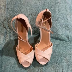White Sandal Heel by Wild Pair